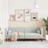 Chesterfield kanapé Világosszürke 194 x 74.5 x 70.5 cm Bársony