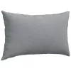 Kanapé párnák 2 pcs Világosszürke 50 x 30 cm szövet