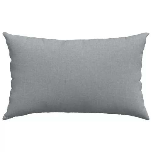 Kanapé párnák 2 pcs Világosszürke 50 x 30 cm szövet