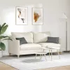 Kanapé párnák 2 pcs Sötétszürke 50 x 30 cm szövet