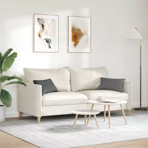 Kanapé párnák 2 pcs Sötétszürke 50 x 30 cm szövet