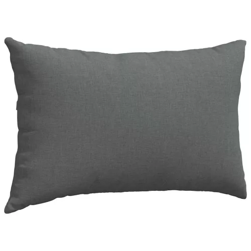 Kanapé párnák 2 pcs Sötétszürke 50 x 30 cm szövet