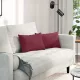 Kanapé párnák 2 pcs Bordó 50 x 30 cm szövet