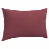 Kanapé párnák 2 pcs Bordó 50 x 30 cm szövet