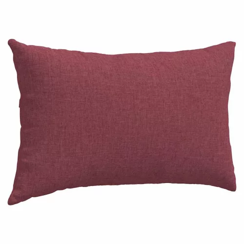 Kanapé párnák 2 pcs Bordó 50 x 30 cm szövet