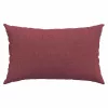 Kanapé párnák 2 pcs Bordó 50 x 30 cm szövet