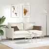 Kanapé párnák 2 pcs Barna 50 x 30 cm szövet