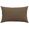 Kanapé párnák 2 pcs Barna 50 x 30 cm szövet