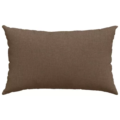 Kanapé párnák 2 pcs Barna 50 x 30 cm szövet