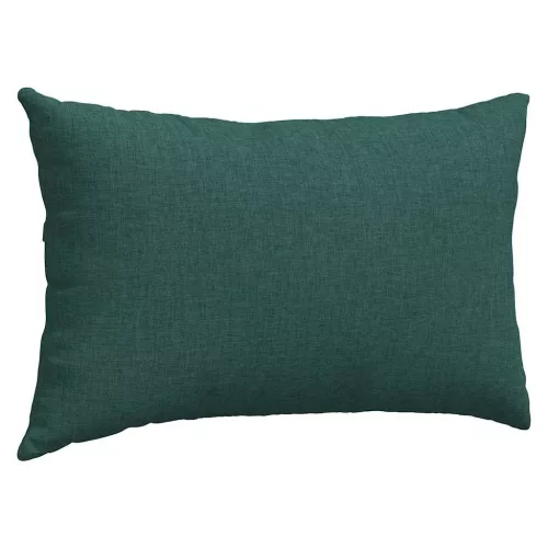 Kanapé párnák 2 pcs Sötétzöld 50 x 30 cm szövet