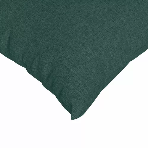 Kanapé párnák 2 pcs Sötétzöld 50 x 30 cm szövet