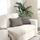 Kanapé párnák 2 pcs Tópszínű 50 x 30 cm szövet