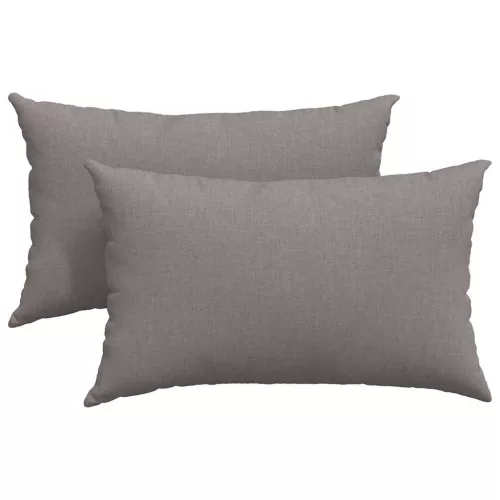 Kanapé párnák 2 pcs Tópszínű 50 x 30 cm szövet