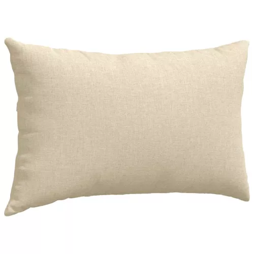 Kanapé párnák 2 pcs Krém 50 x 30 cm szövet