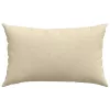 Kanapé párnák 2 pcs Krém 50 x 30 cm szövet