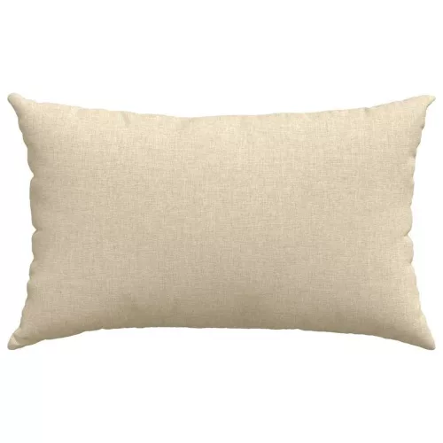 Kanapé párnák 2 pcs Krém 50 x 30 cm szövet