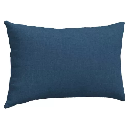 Kanapé párnák 2 pcs Kék 50 x 30 cm szövet