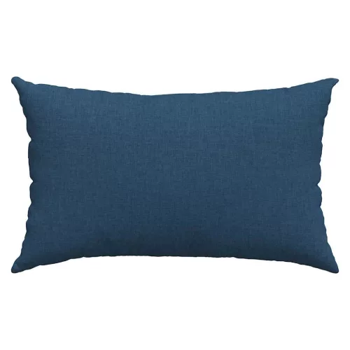 Kanapé párnák 2 pcs Kék 50 x 30 cm szövet