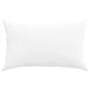 Kanapé párnák 2 pcs Fehér 50 x 30 cm szövet