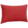 Kanapé párnák 2 pcs Piros 50 x 30 cm szövet