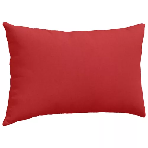 Kanapé párnák 2 pcs Piros 50 x 30 cm szövet