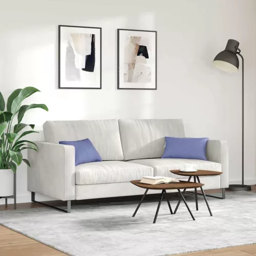 Kanapé párnák 2 pcs Farmerkék 50 x 30 cm szövet