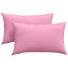 Kanapé párnák 2 pcs Rózsaszín 50 x 30 cm szövet