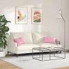 Kanapé párnák 2 pcs Rózsaszín 50 x 30 cm szövet