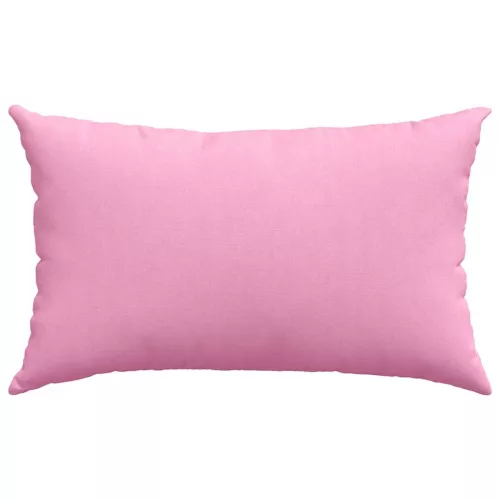 Kanapé párnák 2 pcs Rózsaszín 50 x 30 cm szövet