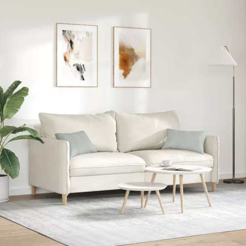 Kanapé párnák 2 pcs Világosszürke 50 x 30 cm Bársonyos szövet