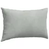 Kanapé párnák 2 pcs Világosszürke 50 x 30 cm Bársonyos szövet