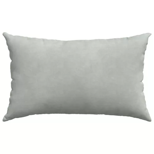 Kanapé párnák 2 pcs Világosszürke 50 x 30 cm Bársonyos szövet