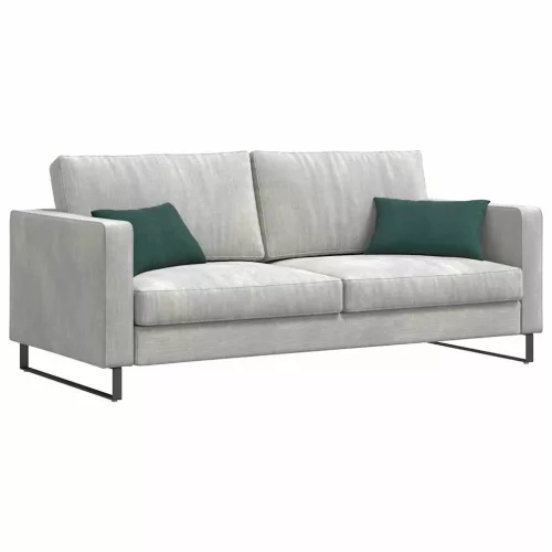 Kanapé párnák 2 pcs Sötétzöld 50 x 30 cm Bársonyos szövet