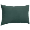 Kanapé párnák 2 pcs Sötétzöld 50 x 30 cm Bársonyos szövet