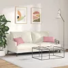 Kanapé párnák 2 pcs Rózsaszín 50 x 30 cm Bársonyos szövet