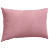 Kanapé párnák 2 pcs Rózsaszín 50 x 30 cm Bársonyos szövet