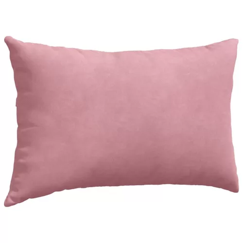 Kanapé párnák 2 pcs Rózsaszín 50 x 30 cm Bársonyos szövet