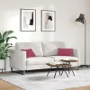 Kanapé párnák 2 pcs bordó 50 x 30 cm Bársonyos szövet