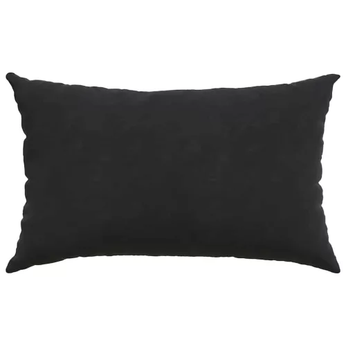 Kanapé párnák 2 pcs Fekete 50 x 30 cm Bársonyos szövet