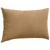 Kanapé párnák 2 pcs Barna 50 x 30 cm Bársonyos szövet