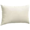 Kanapé párnák 2 pcs Krém 50 x 30 cm Bársonyos szövet