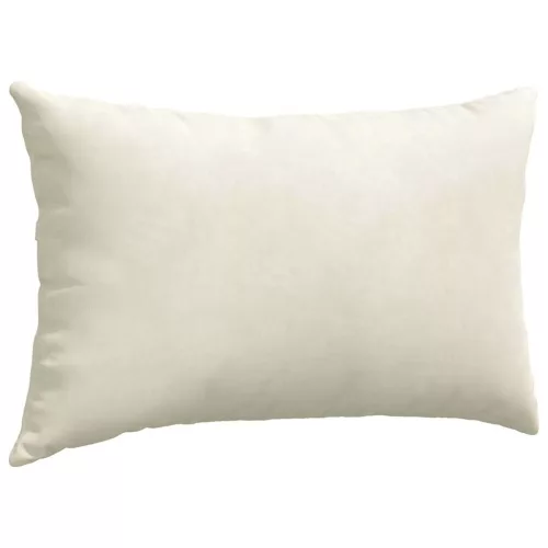 Kanapé párnák 2 pcs Krém 50 x 30 cm Bársonyos szövet