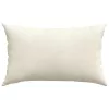 Kanapé párnák 2 pcs Krém 50 x 30 cm Bársonyos szövet