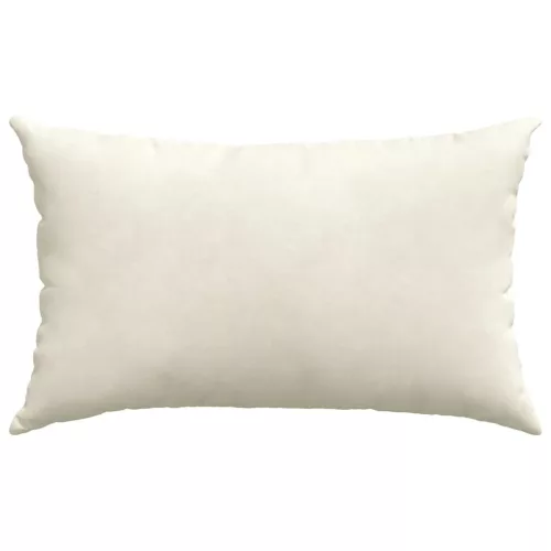 Kanapé párnák 2 pcs Krém 50 x 30 cm Bársonyos szövet