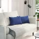 Kanapé párnák 2 pcs Rendőrségi kék 50 x 30 cm Bársonyos szövet