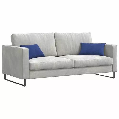 Kanapé párnák 2 pcs Rendőrségi kék 50 x 30 cm Bársonyos szövet