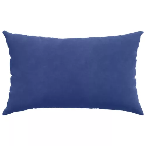 Kanapé párnák 2 pcs Rendőrségi kék 50 x 30 cm Bársonyos szövet