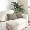 Kanapé párnák 2 pcs Tópszínű 50 x 30 cm szövet