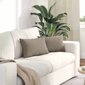 Kanapé párnák 2 pcs Tópszínű 50 x 30 cm szövet