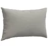 Kanapé párnák 2 pcs Világosszürke 50 x 30 cm szövet